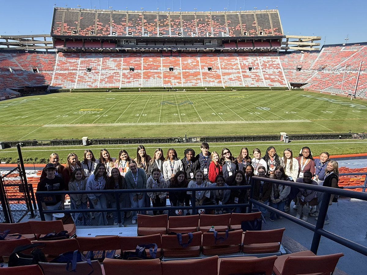 Our CHCA class of 2027 at the greatest place on earth! <a href="/AuburnU/">Auburn University</a> <a href="/chcacademy1/">Cottage Hill Academy</a>