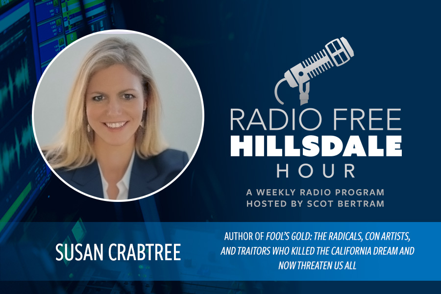 Host <a href="/ScotBertram/">Scot Bertram</a> talks with <a href="/susancrabtree/">Susan Crabtree</a>, senior White House and national political correspondent for <a href="/RCPolitics/">RealClearPolitics</a>, about her recent book.

And Jeremiah Regan, executive director of <a href="/hillsdaleonline/">Hillsdale College Online Courses</a>, previews the new online course documentary, "Colonial America."