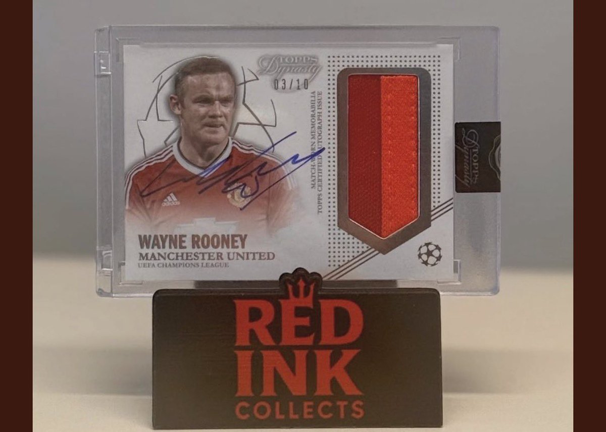 ISO this card in a /5 #TheHobby #WayneRooney #ToppsDynasty