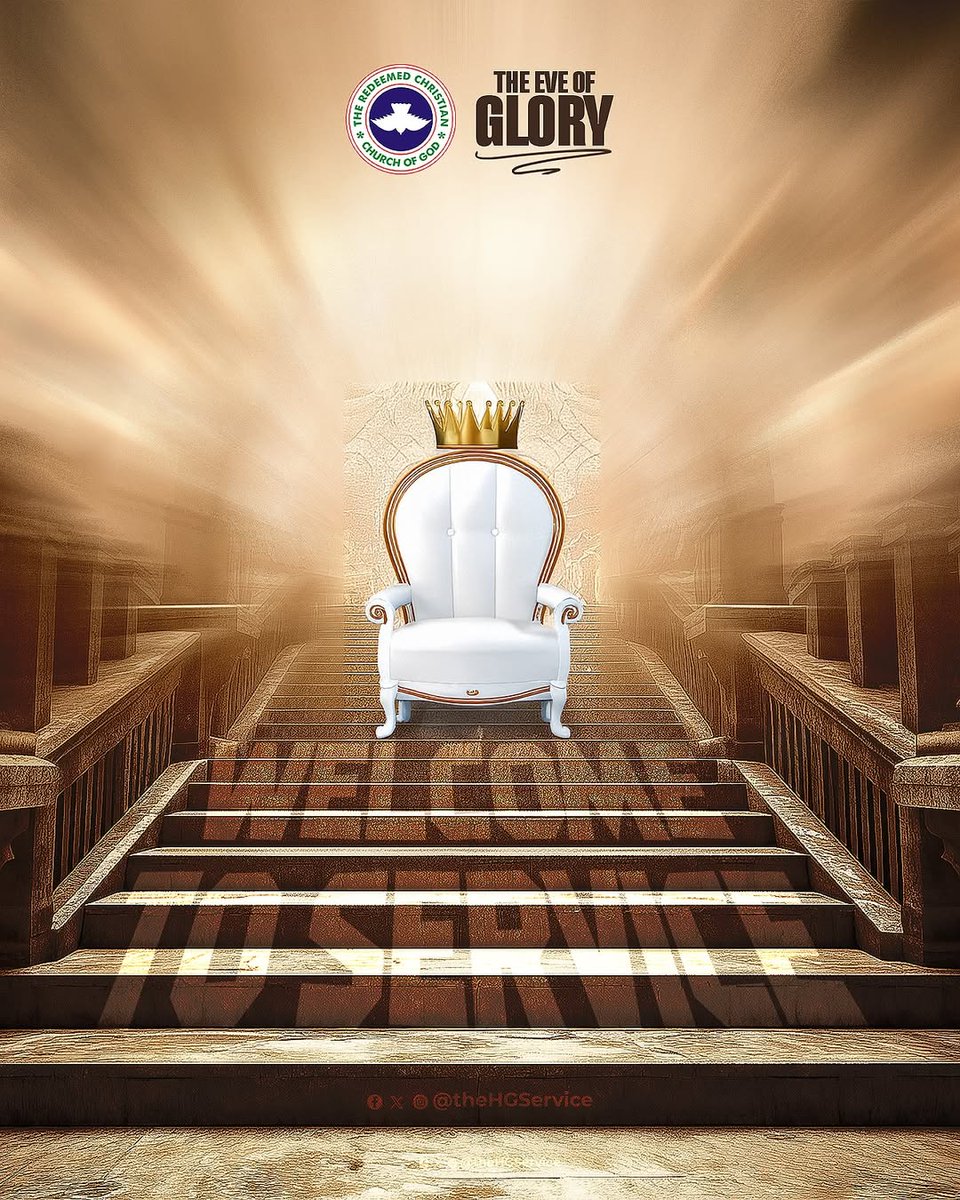 RccgRnt's tweet photo. Welcome to the November 2025 Holy Ghost Service.

The Lord ushers us into #TheEveOfGlory as we fellowship and rejoice in His presence.

November 2025 Holy Ghost Service
#TheEveOfGlory https://t.co/yrz7taCFv6