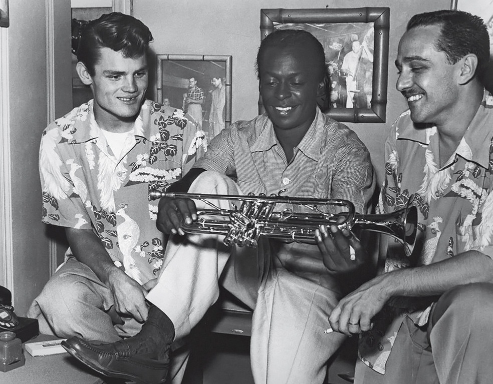 Chet Baker, Miles Davis &amp; Rolf Erickson. 
 #jazz #art  #jazzhistory