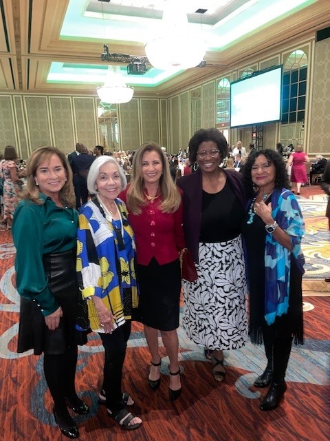 AELIrvingISD's tweet image. Happy Intl. Womens Day to Commissioner Garcia on receiving the LIfetime Achievement Award at the Girl Scouts Luncheon where it was also learned that their new center will be named after the late Eddie Bernice Johnson #gsnetx #drelbagarcia #EddieBernice #repjasmine #cityofdallas