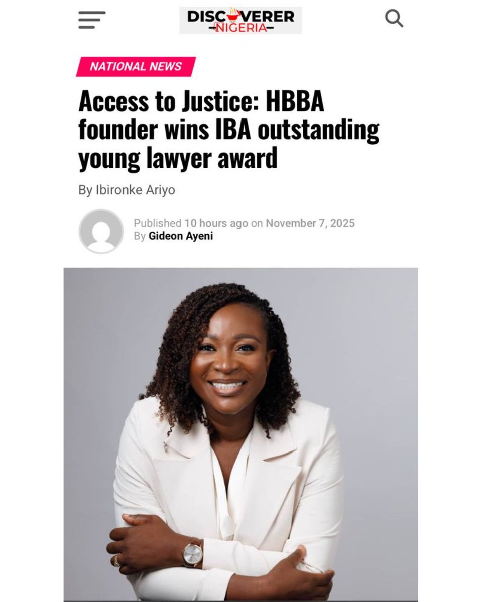 hopebehindbar's tweet photo. We are in the news...📰🎊

@BusinessDayNg @NgNewsAgency @Thediscovererng @fijnigeria @Lawandsocietym @nairaland @partnersnigeria @SundiataPostNgr https://t.co/CEGAoETGb6