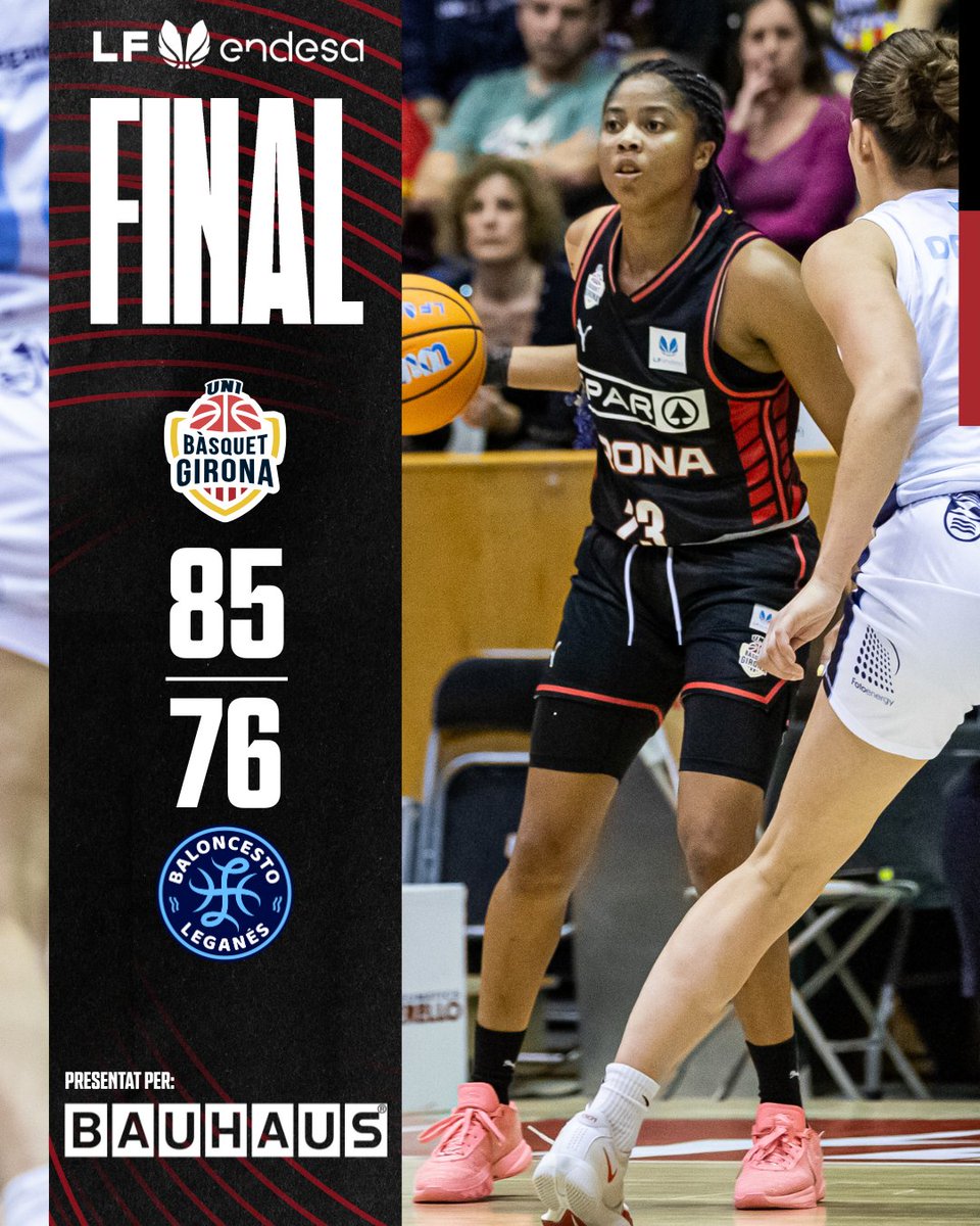 unigirona's tweet image. Victòria treballada abans de l’aturada FIBA! 💪