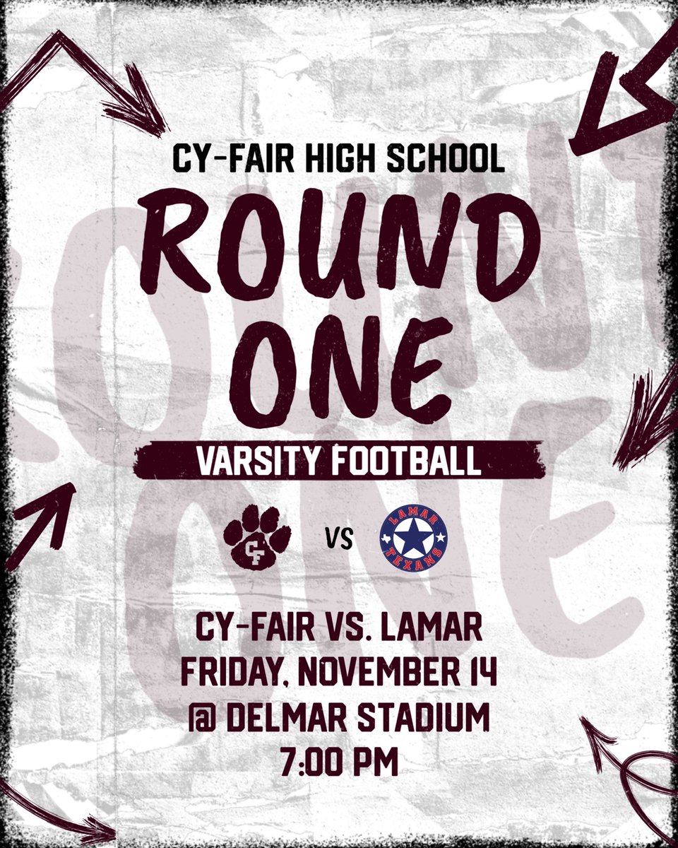 Cy-Fair HS Football tweet media
