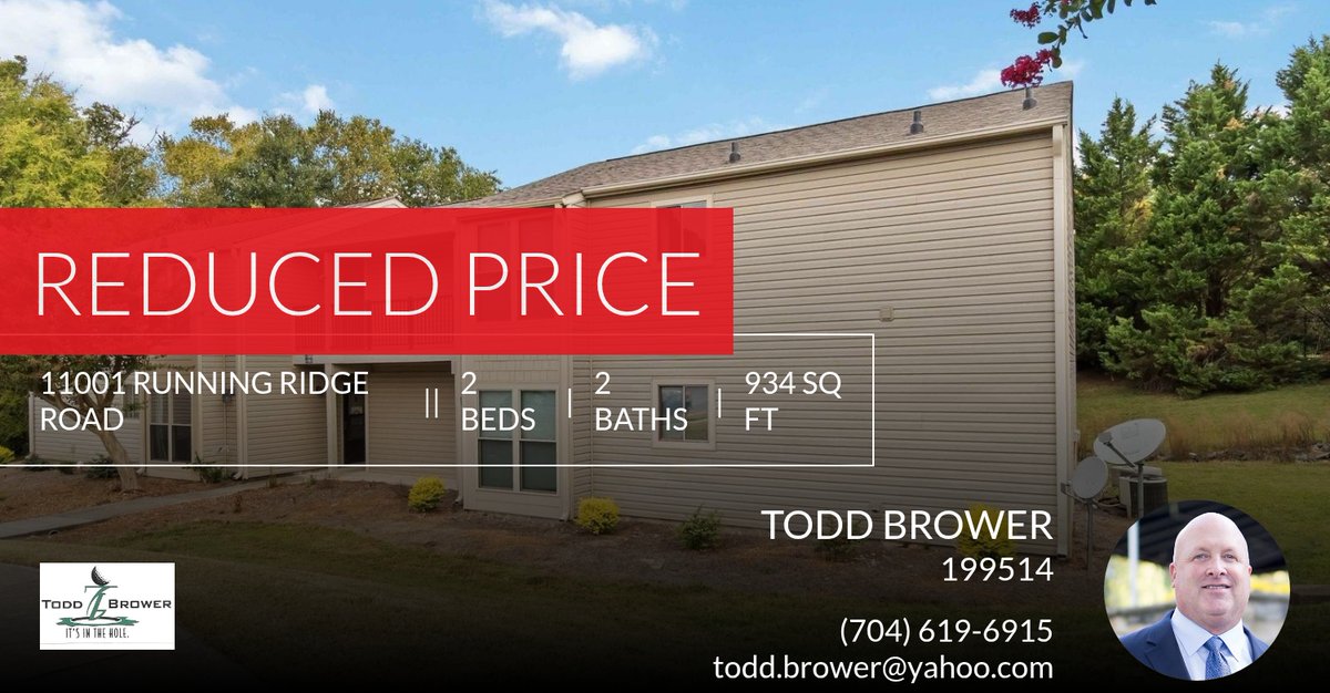 AgentBrower's tweet photo. 📍 Reduced Price 📍 This recently reduced home at 11001 Running Ridge Road in Charlotte won't last long, so, don't wait to set up a showing! Reach out here or at (704) 619-6915 for more information!

Always available and ready to h... https://t.co/Y5azB9dopa https://t.co/WFuvoNG99Y