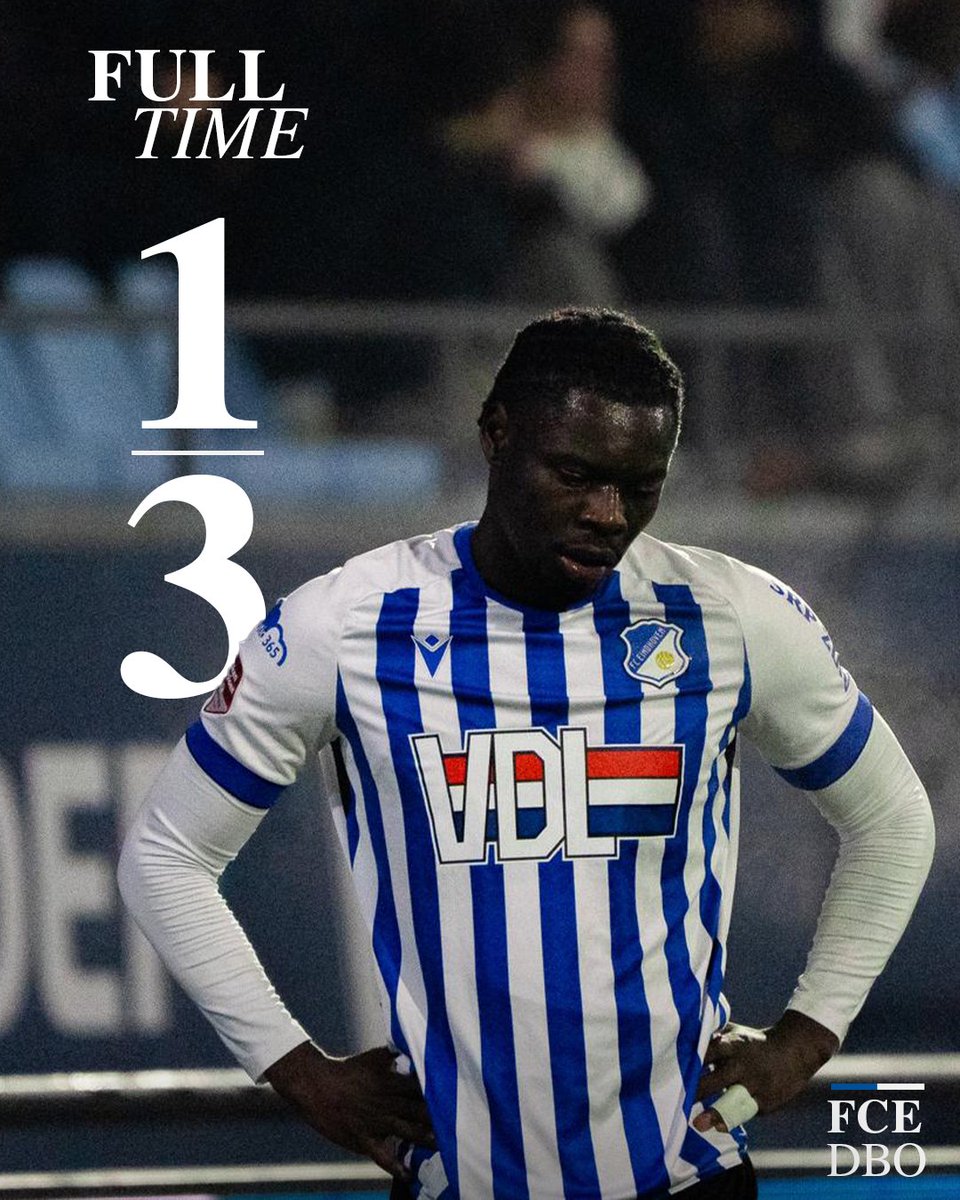 FCEindhoven's tweet photo. ⏹️ 𝗘𝗜𝗡𝗗𝗘!
90+3. Hoewel FCE een betere tweede helft speelde kwam FC Den Bosch op 0-3 door Monzialo. Muller deed vlak voor tijd iets terug met zijn eerste treffer in het betaalde voetbal

💙🤍 1-3 🔵⚪️ | #FCEdbo https://t.co/2iCaTqE2fS