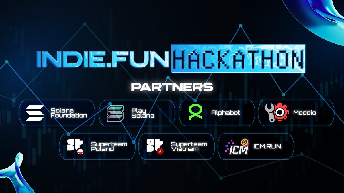 indiedotfun's tweet image. INDIE FUN HACKATHON IS LAUNCHING SOON!

Together with @solana @AlphabotApp @playsolana @moddio @icmdotrun @SuperteamVN @SuperteamPOL and more to be revealed

We’re powering the next era of Solana Buildoors!

Registrations open next week ⚡
