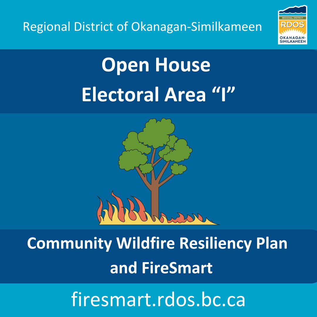 Community Wildfire Resiliency Plan Open House   

The RDOS, with the Kaleden FireSmart Committee and Apex Fire Rescue, invites residents of Electoral Area “I” to attend an Open House and FireSmart Pancake Breakfast on Saturday, Nov. 15, 2025.

More info: rdos.bc.ca/newsandevents/…