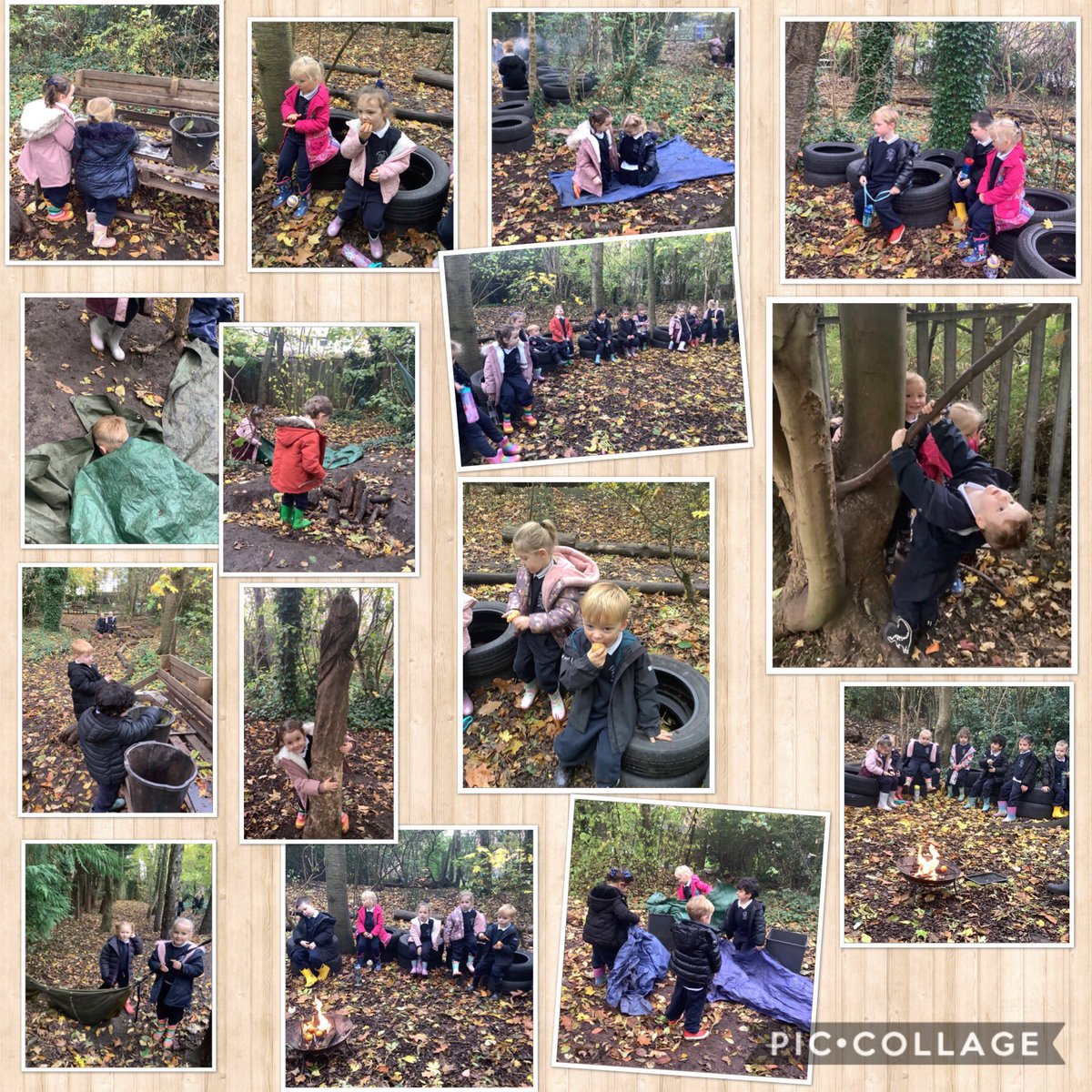Forest school fun - we are so lucky 🤗