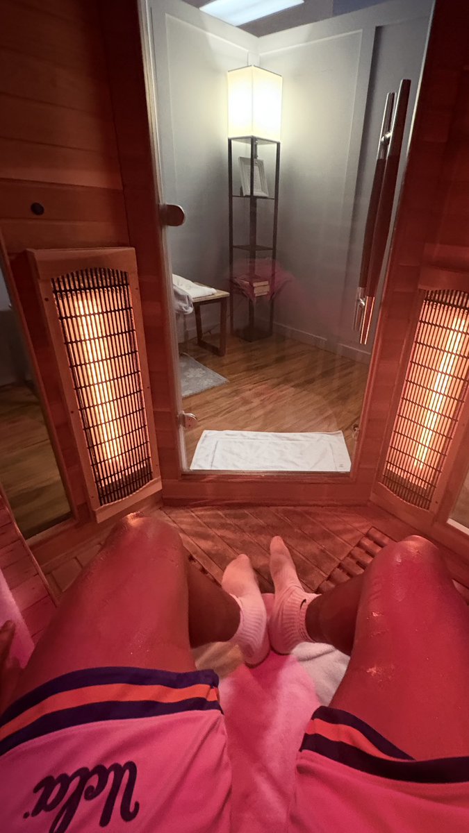 Recovery Day @ North Coast Cryo 
Infrared Sauna + Normatec Recovery Boots 
#recovery #offseason #WR