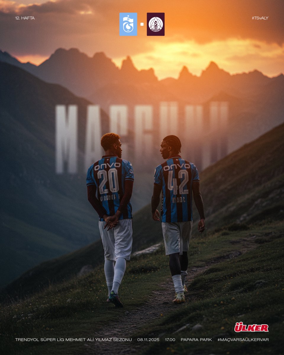 🔥 Bugün ❤️💙
🆚 Corendon Alanyaspor
⏰ 17.00
🏟 Papara Park
📲 #TSvALY

<a href="/Ulker/">Ülker</a> | #MaçVarsaÜlkerVar