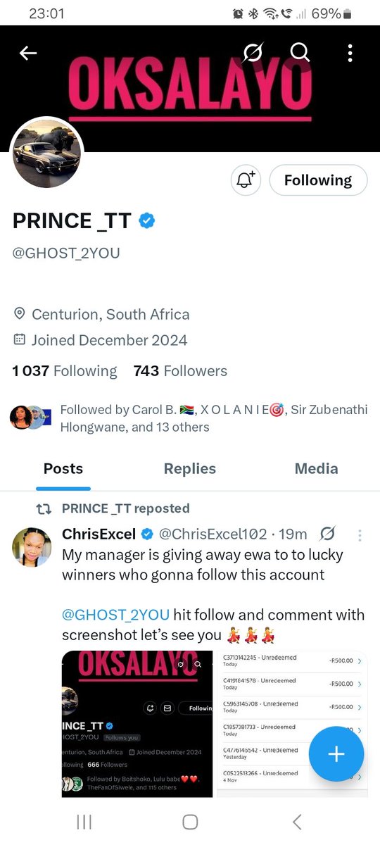 Mphonice22's tweet photo. @ChrisExcel102 @GHOST_2YOU https://t.co/AdTK7yMVj5