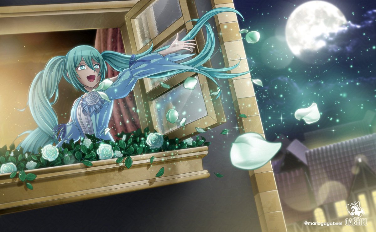 Once again, another bonus piece of art from my 2021 artbook 💙🤍💚
Otra vez, otro arte extra de mi artbook de 2021💙🤍💚

#evilliouschronicles #prsk_FA