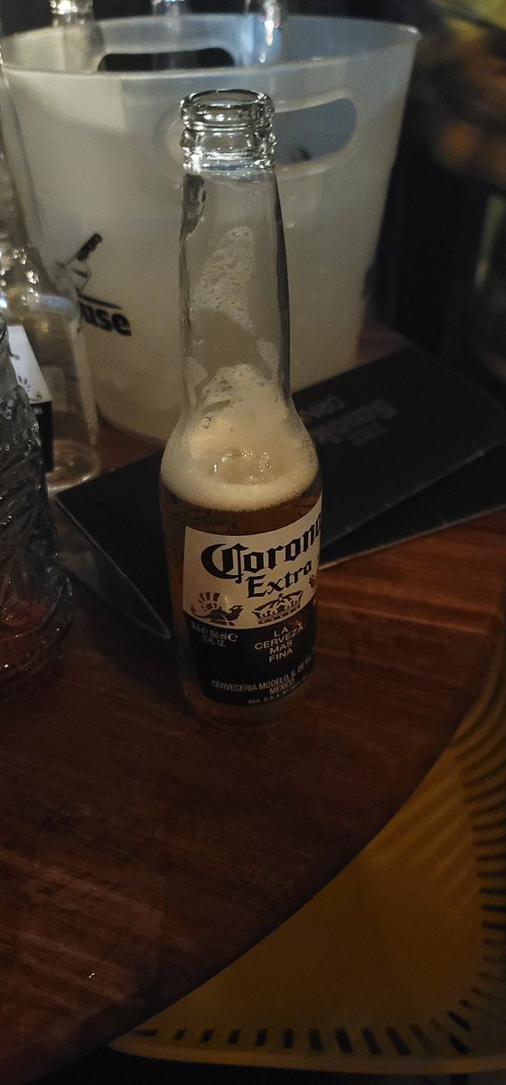 "Trying to find the meaning of life in a Corona"

😌