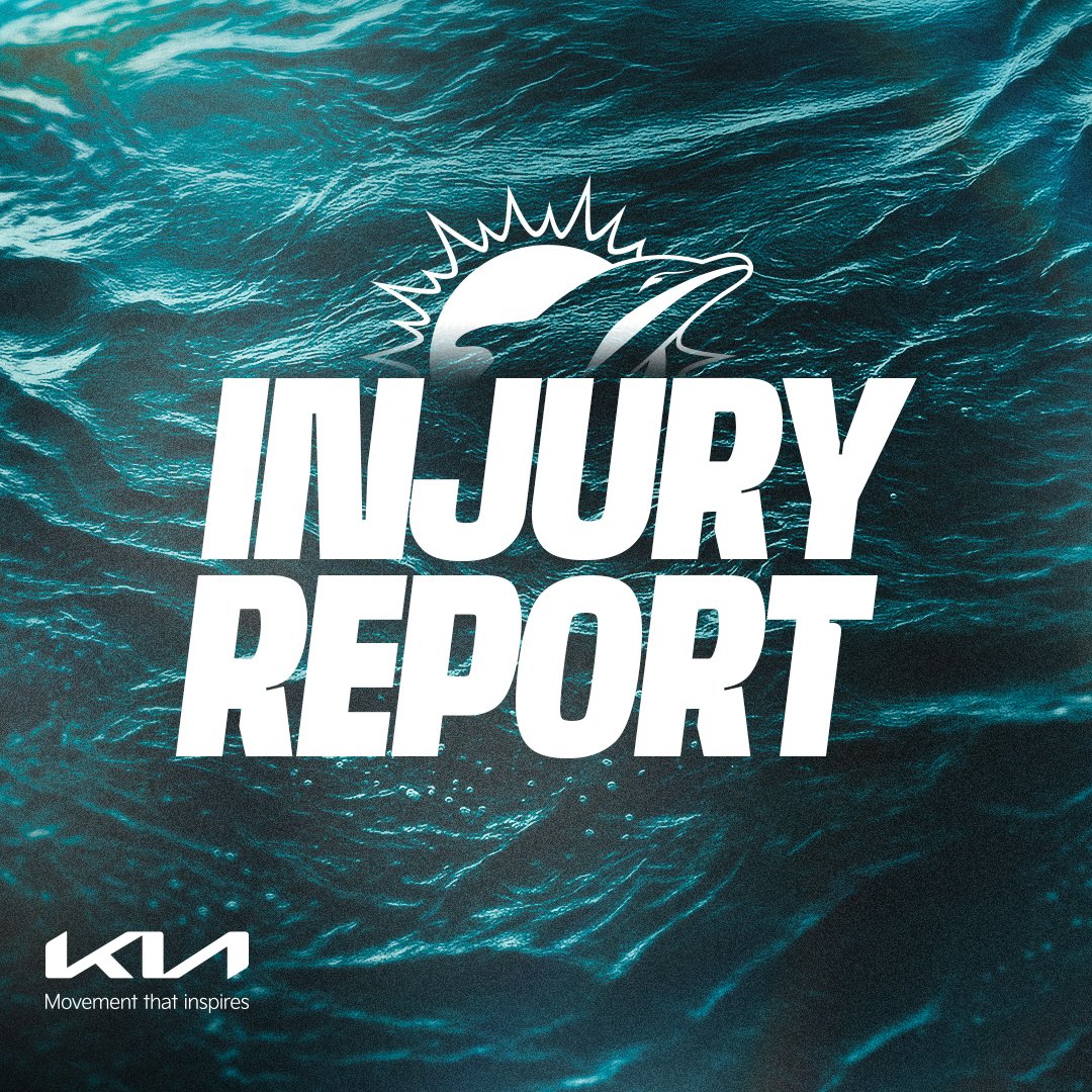 MiamiDolphins's tweet image. The final injury report ahead of #BUFvsMIA ⬇️
miamidolphins.com/team/injury-re…