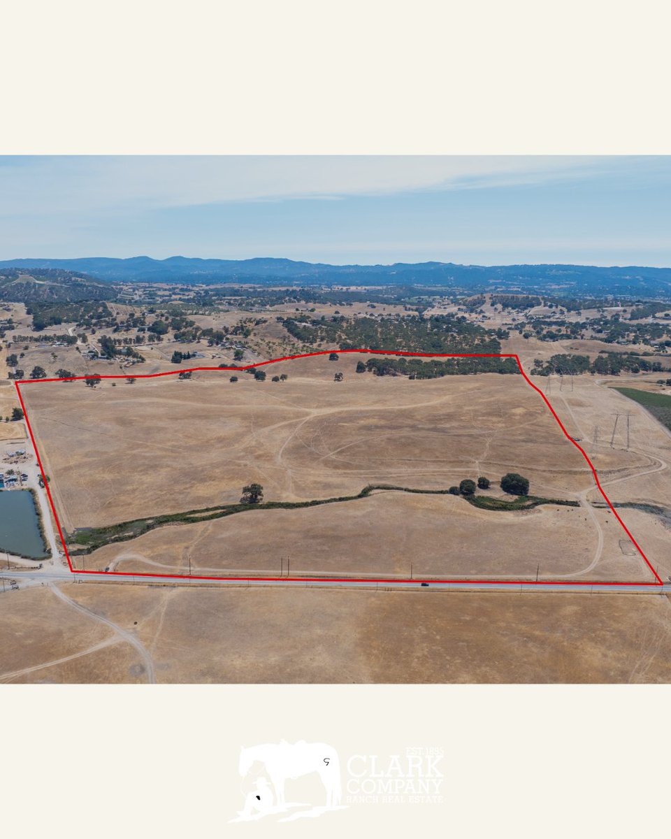 ClarkCompanyRRE's tweet photo. What’s non-negotiable for your dream ranch? The Diani-Shepard Parcel offers:

💧 Riparian spring
🐂 137± acres suitable for grazing or potential dry farming
🌄 Golden hillsides with mature oak trees
🔥 Geo-thermal aquifer offering unique possibilities

https://t.co/hQ5GwbdyaR https://t.co/aG9LiTBQNL