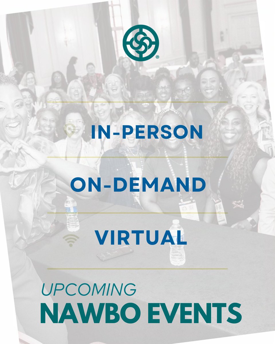 You're invited to explore all the ways to engage with NAWBO through programs + events. Or take a look at a nearby chapter, visit the NAWBO Institute, and of course our weekly/monthly virtual events hosted by NAWBO HQ.  Visit our events page to learn more: bit.ly/49HLfMJ