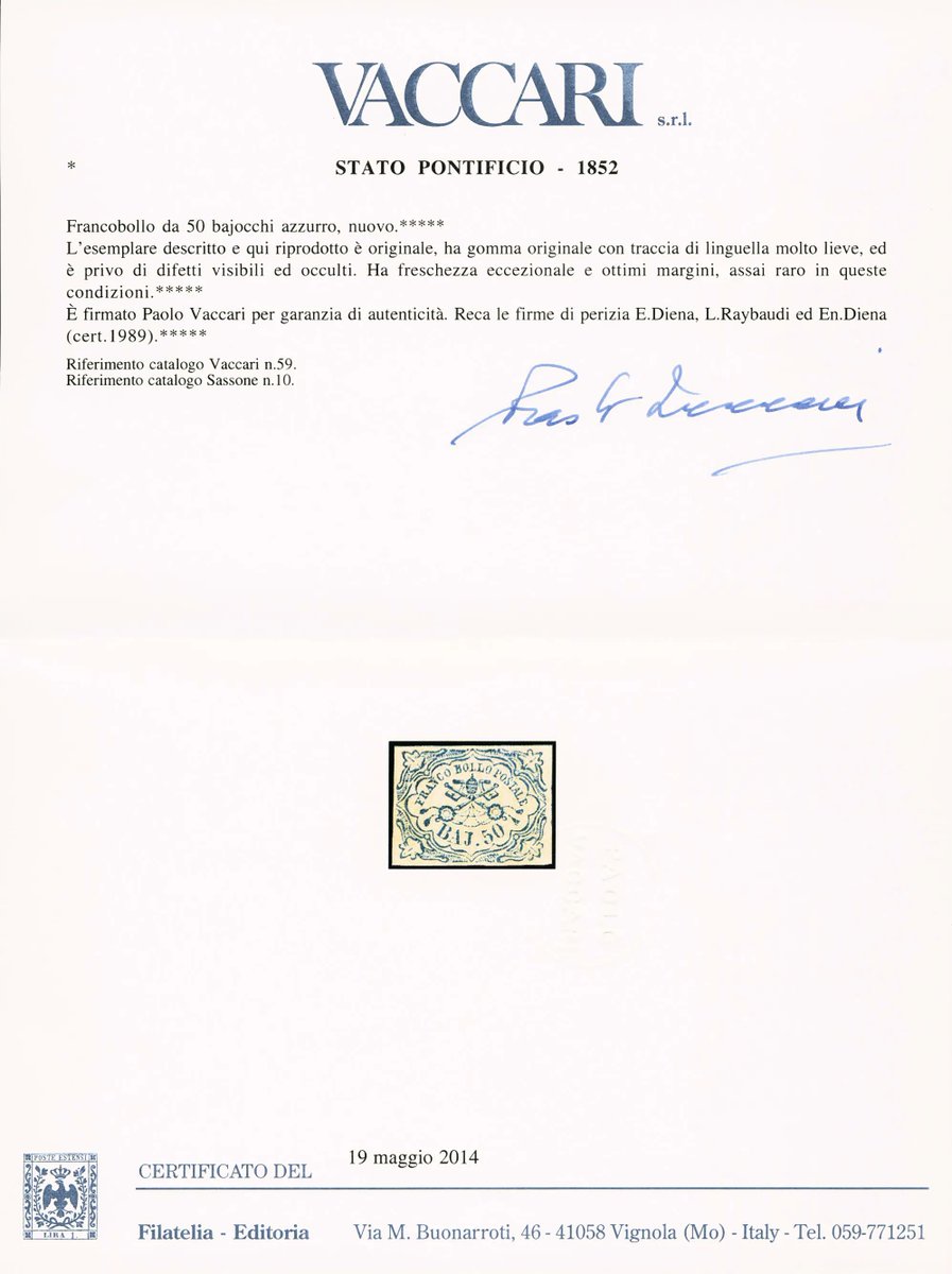 VaccariShop's tweet photo. ASTA #VACCARI #FILATELIA #STORIAPOSTALE #LETTERATURA 29 NOV 2025
https://t.co/PFiJy62Wsk

https://t.co/JsbkmwfPik
https://t.co/jgdH736rgg

ASI #PONTIFICIO N. 444
b. 50 * n. 59 € 45.000 #Raybaudi cert #Diena e #Vaccari

PREZZO BASE € 5000

#francobollo #stamp #sello #philately https://t.co/dyxGcjjeG2