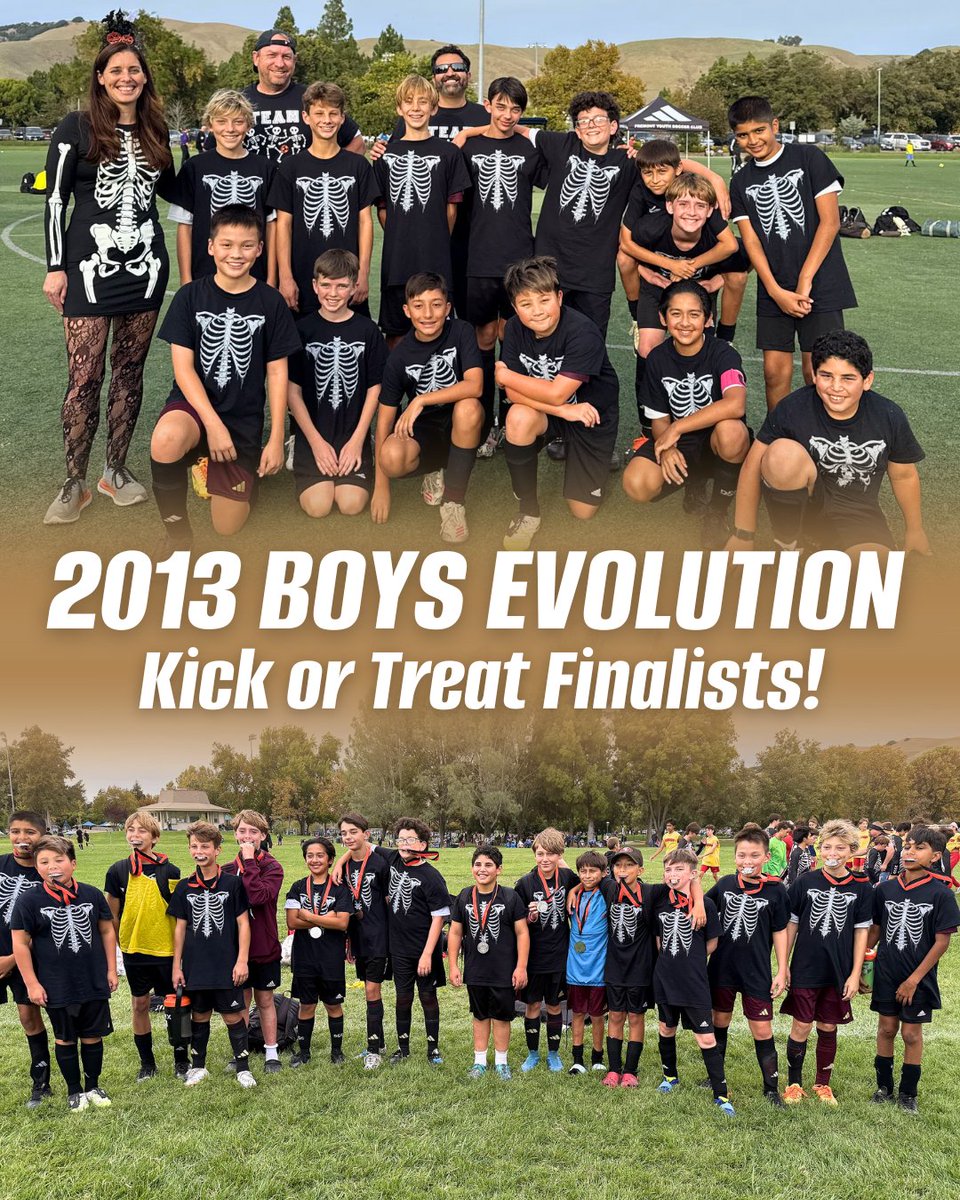 FusionSC's tweet image. NICE JOB to our Evolution teams who competed in the 2025 Kick or Treat Tournament! 🎃 Check out some of our finalists: 2012 Girls, 2013 Boys, 2011 Boys &amp;amp; 2011 Girls. 👊 #PowerofFusion #SoccerTournament