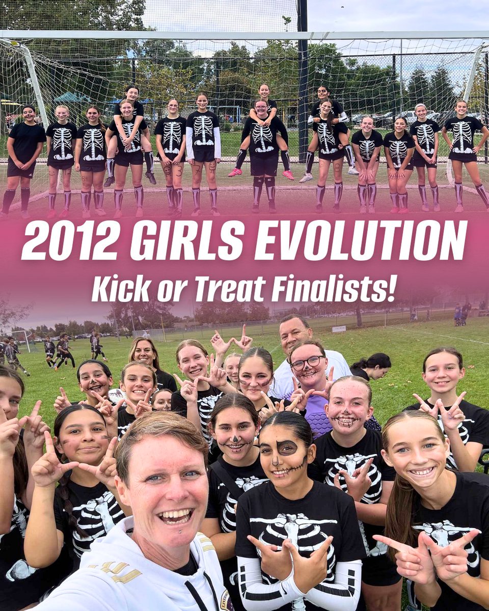 FusionSC's tweet image. NICE JOB to our Evolution teams who competed in the 2025 Kick or Treat Tournament! 🎃 Check out some of our finalists: 2012 Girls, 2013 Boys, 2011 Boys &amp;amp; 2011 Girls. 👊 #PowerofFusion #SoccerTournament