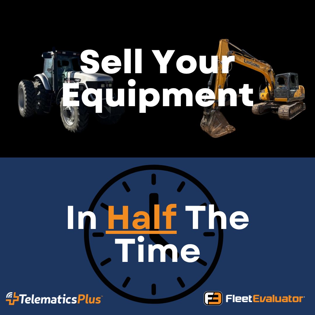 FleetEvaluator's tweet image. Did you know that FleetEvaluator users sell their equipment 50% FASTER on average than non-users?

AND FleetEvaluator is included FREE on all assets set up through @TelematicsPlus !🥳🌟

Get started today ➡️ ow.ly/WMYI50WIwbF

#TelematicsPlus #SellYourEquipment #HalfTheTime