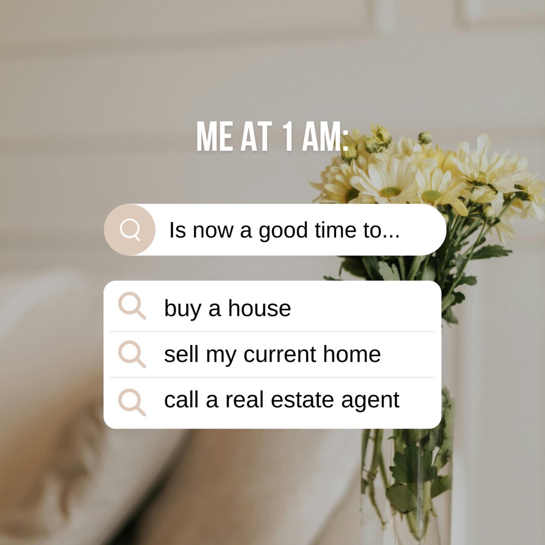 Late-night thoughts 💭
Who else’s mind starts racing with questions like these when the world is quiet? Whether you’re thinking about buying, selling, or just exploring options, an agent can guide you through each step and help turn those late-night thoughts into a solid plan.