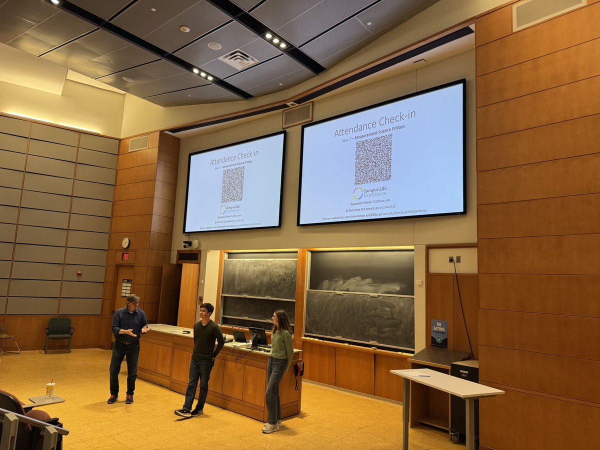 BakerLabMS's tweet image. We are so proud of our undergraduate students, Sarah and Quentin, for showcasing their research during our Measurement Science Friday seminar series this afternoon!! These two are amazing! Who knew PFAS and lipids could be so cool? 😉