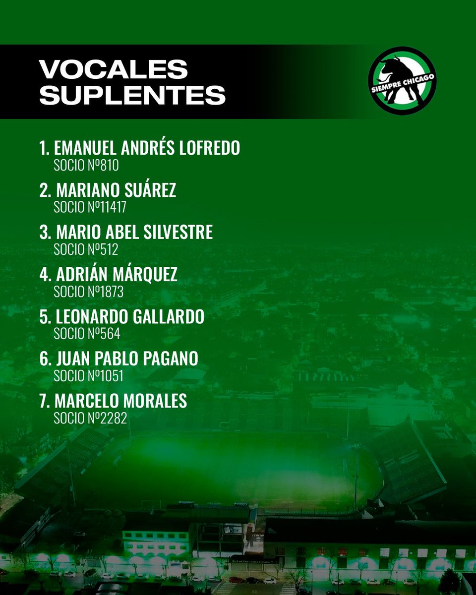 Estos son nuestros candidatos y candidatas para las elecciones del 7 de diciembre.