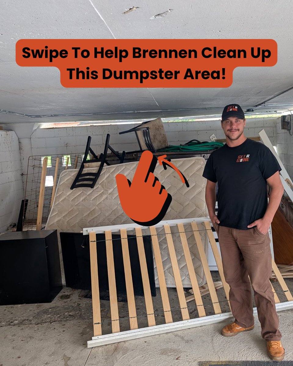 GetRGone's tweet image. Brennen’s tackling another big cleanup 💪
From dumpster chaos to clean and clear — that’s how we roll! 😎

Book your removal today 👉 getrgone.ca/book/

#GetRGone #JunkRemoval #LondonOntario