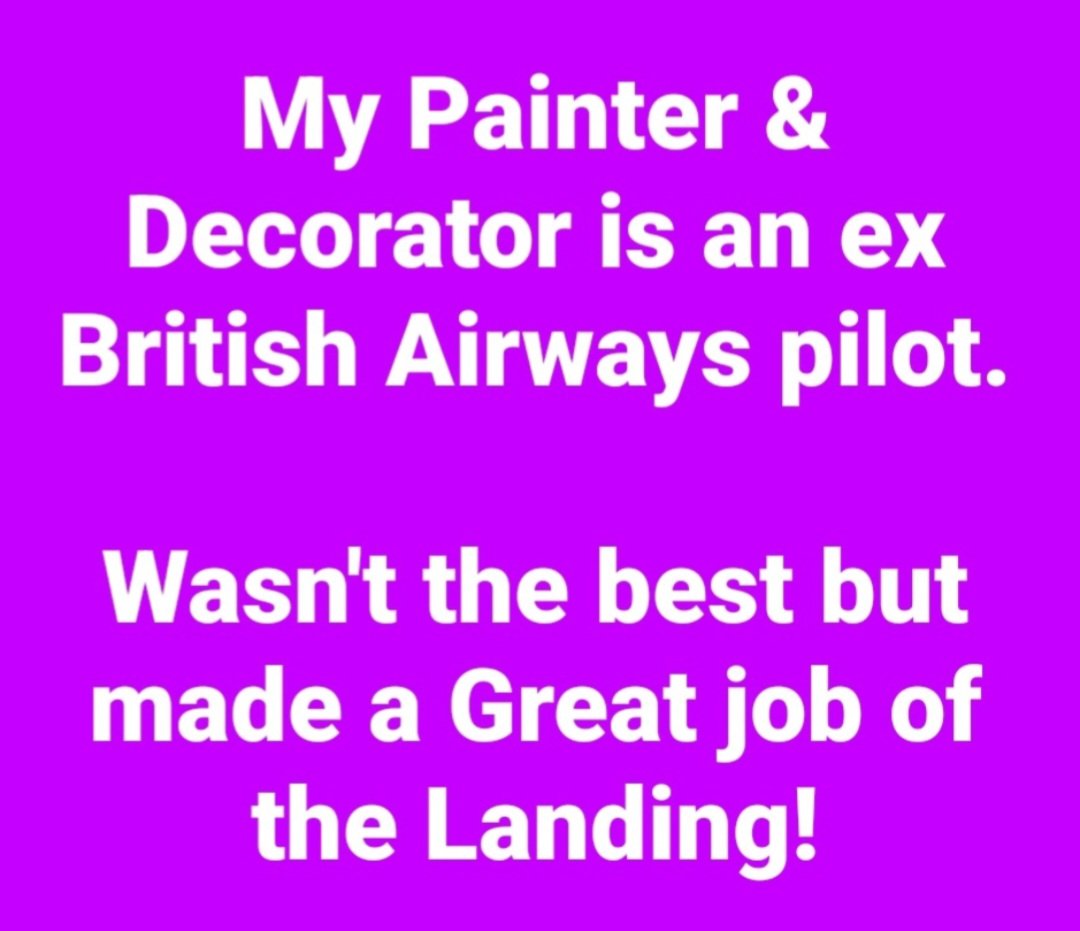 IanHodges69's tweet image. #Comedy #weekend #Decorating @British_Airways