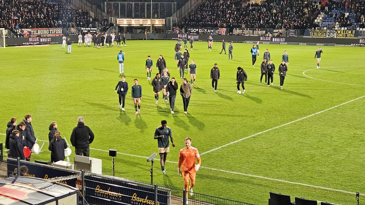 Hard gestreden en dan is het zuur om diep in blessuretijd de voorsprong weg te geven! Willem II - TOP Oss 1-1!