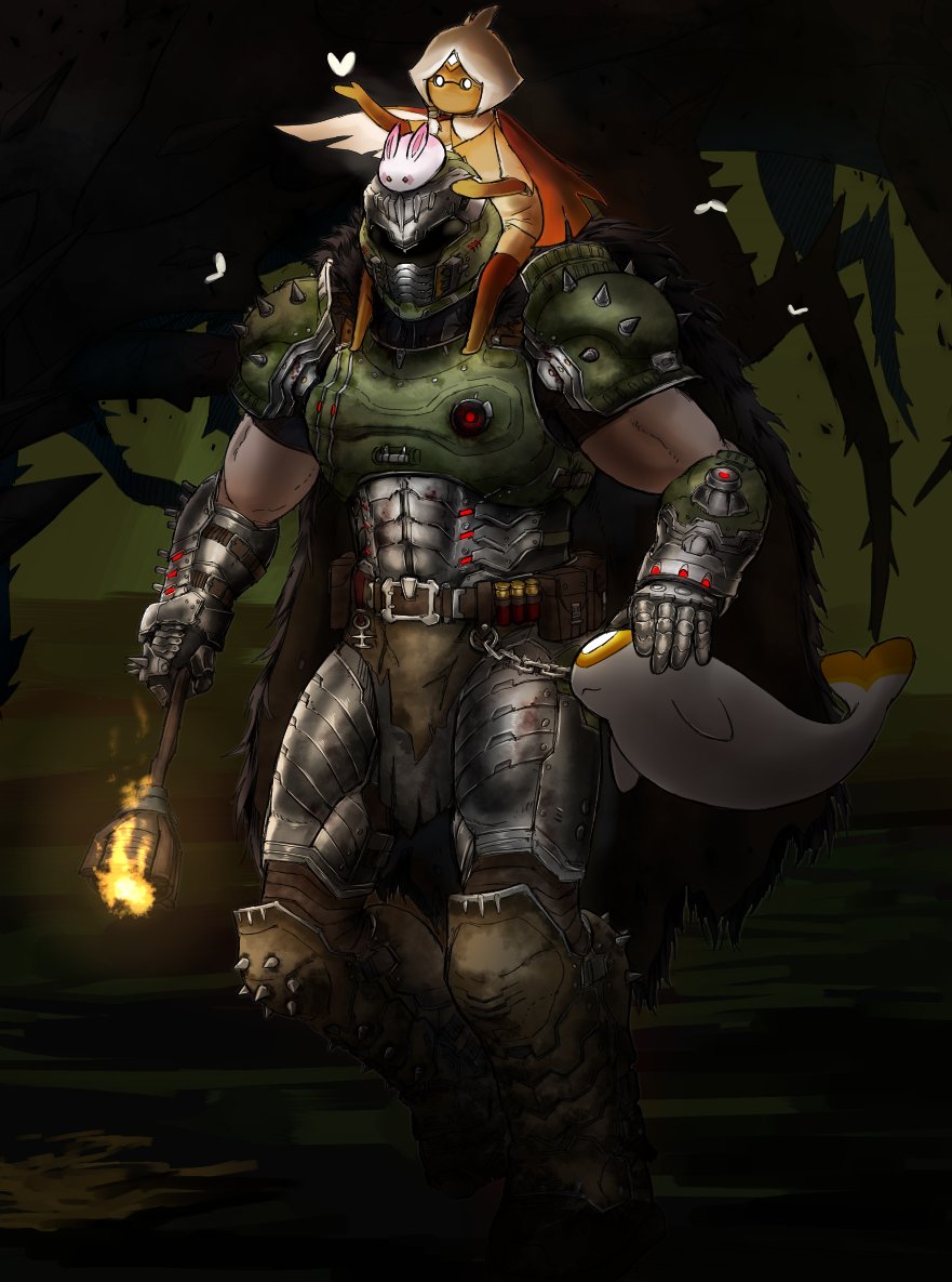 AokiCyber's tweet photo. I had fun rendering his armor. I'm almost done. I need to finish the background https://t.co/6YaBsC3Ra1