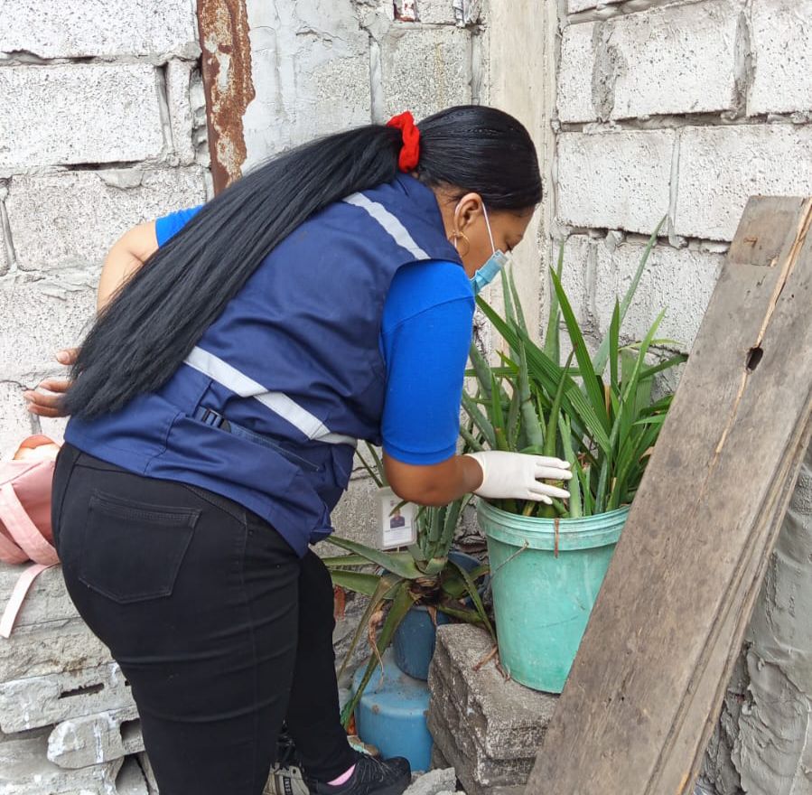 Salud_CZ8's tweet image. #MSPEnTerritorio | Personal de #ControlVectorial del #Distrito09D04 de @Salud_Ec realizan vigilancia y control de vectores casa a casa en el sector de #Sauces9, parroquias #Tarqui y  #FebresCordero, con el fin de evitar enfermedades como dengue, chikungunya y zika.