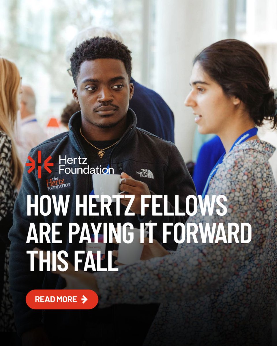 The Hertz Fund Fall Challenges exemplify how impact multiplies when the Hertz community comes together to invest in one another’s success. From $25 student gifts to major donor matches, every contribution strengthens our mission and the future of American scientific leadership.