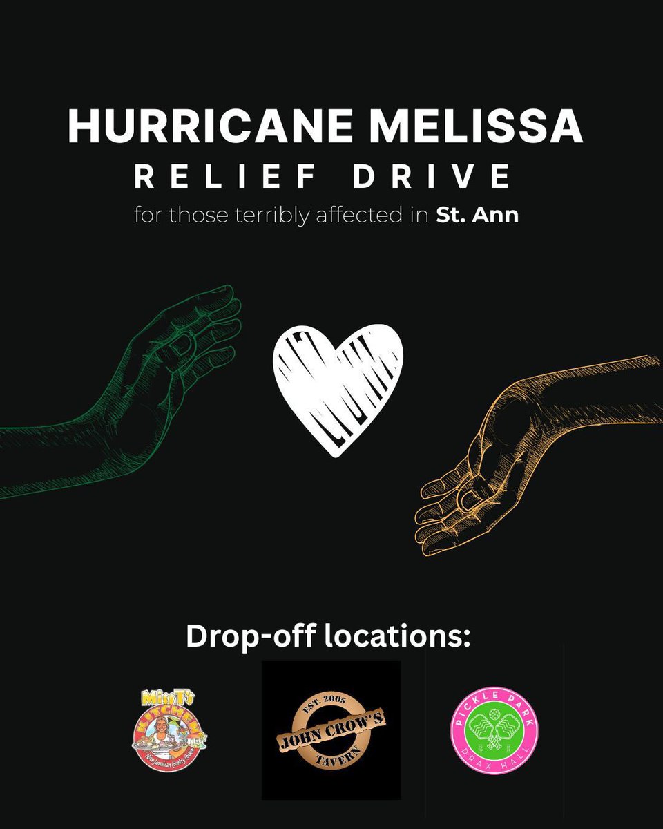 JsCallMeTee's tweet photo. Our brothers and sisters in St. Ann still need your help. 💛 https://t.co/zkHLGiIe42