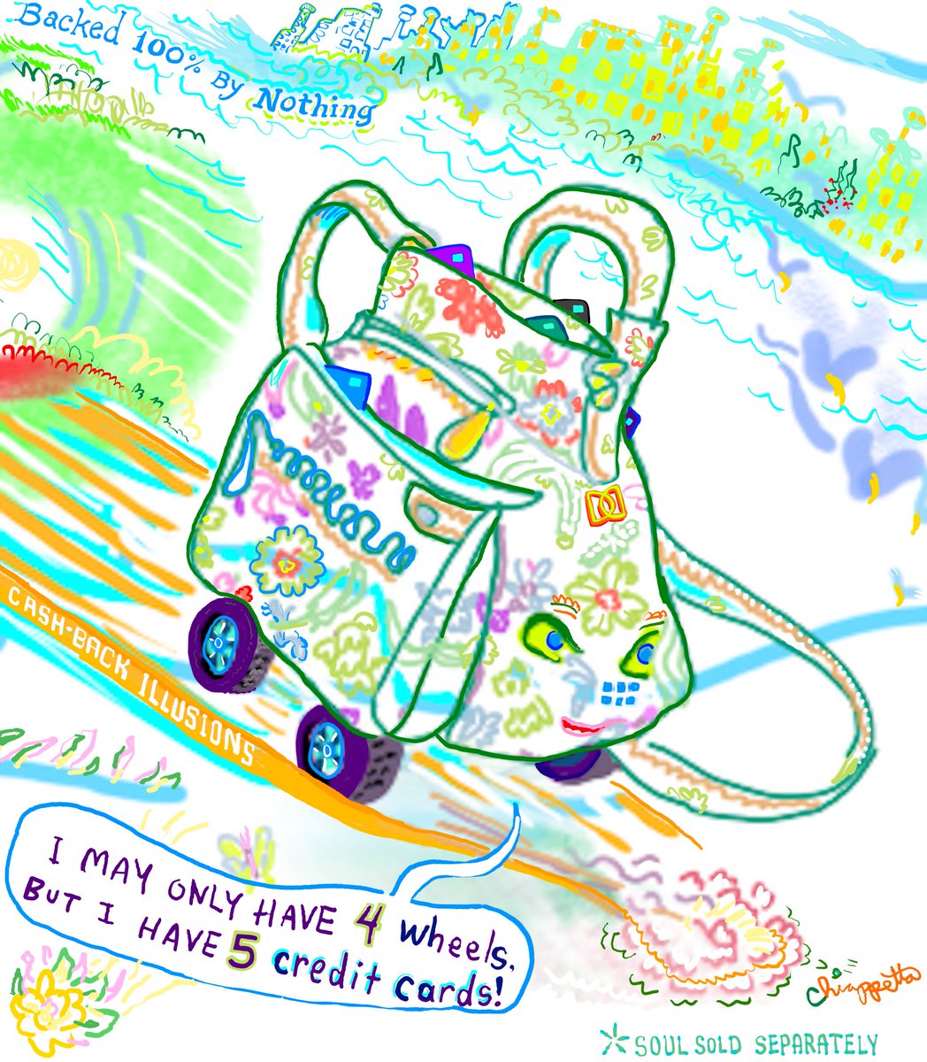 joeychips's tweet image. Designer Debt-Mobile is backed by nothing, but you simply HAVE TO have it! The cash-back illusions are strong with this one, later turning into crash-back illusions!
1 of 1 #NFT #comics @zero________one