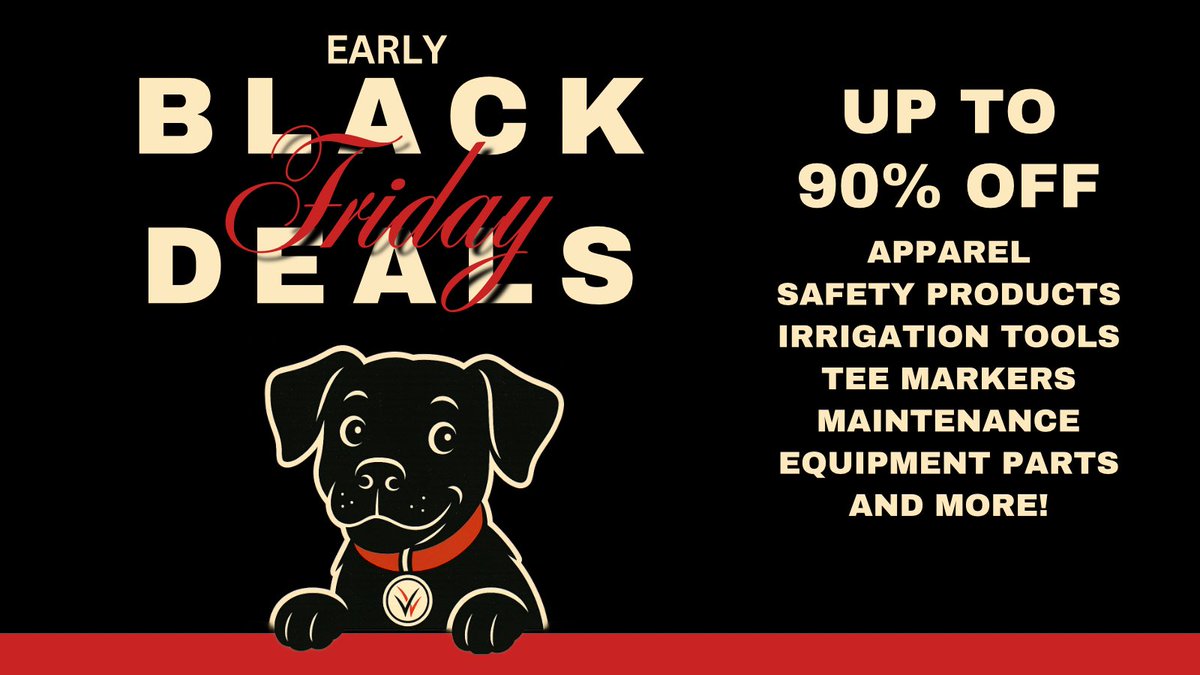 Our Early Black Friday Deals are LIVE! Deep discounts on in-stock tools and equipment while it lasts! 👉 parwest.com/black-friday-s…

#blackfriday #golfindustry #turfmanagement #parwest