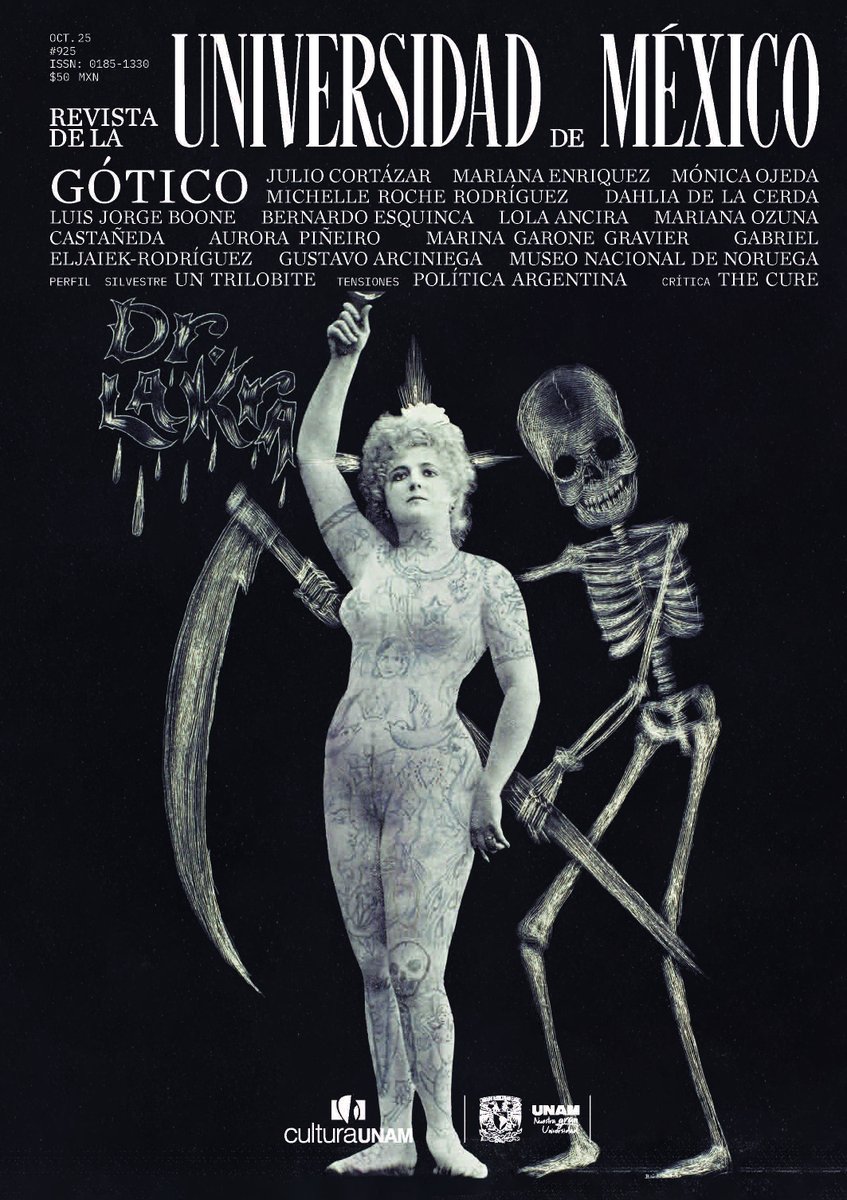 🧛🏻‍♂️Coincidiendo con el natalicio de #BramStoker este 8 de noviembre, la edición dedicada al #Gótico explora los rincones más oscuros de la literatura y la cultura. ¡Un tributo digno del creador de Drácula! 🦇
Léelo en línea 👉🏻 b.link/69rukj44