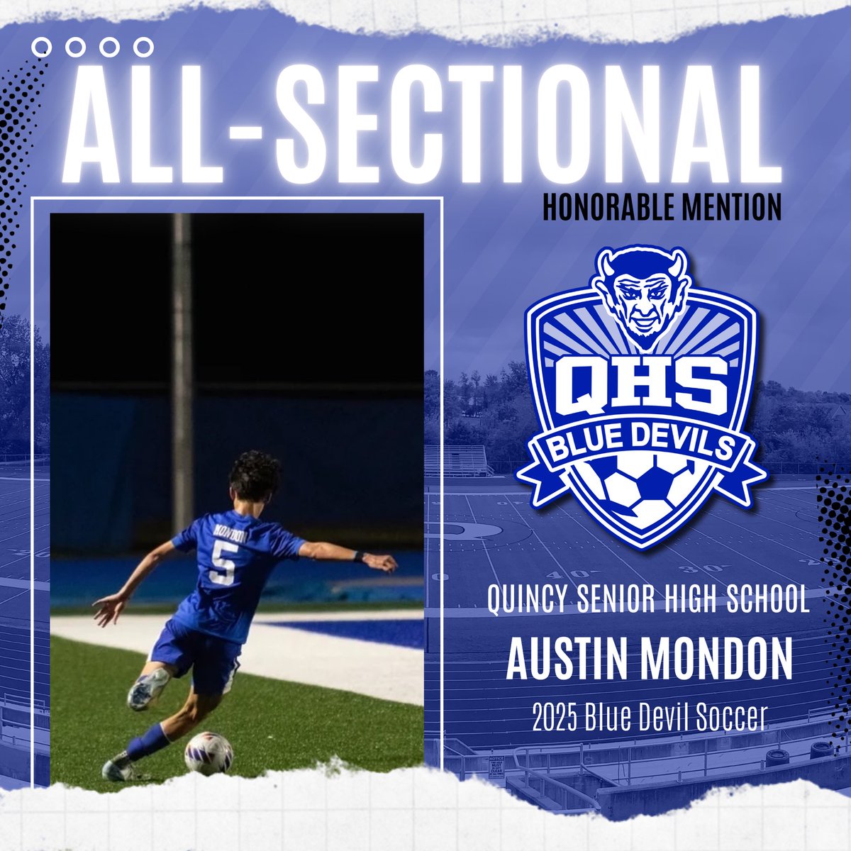 quincysoccer's tweet photo. Congratulations to Trace Routh, Bennett Soltwedel, Austin Mondon, and Payton Mock on their All-Sectional honors! 
Trace Routh: All Sectional
Bennett Soltwedel: Honorable Mention
Austin Mondon: Honorable Mention
Payton Mock: Sportsmanship Award https://t.co/NbP2Z5CMtn