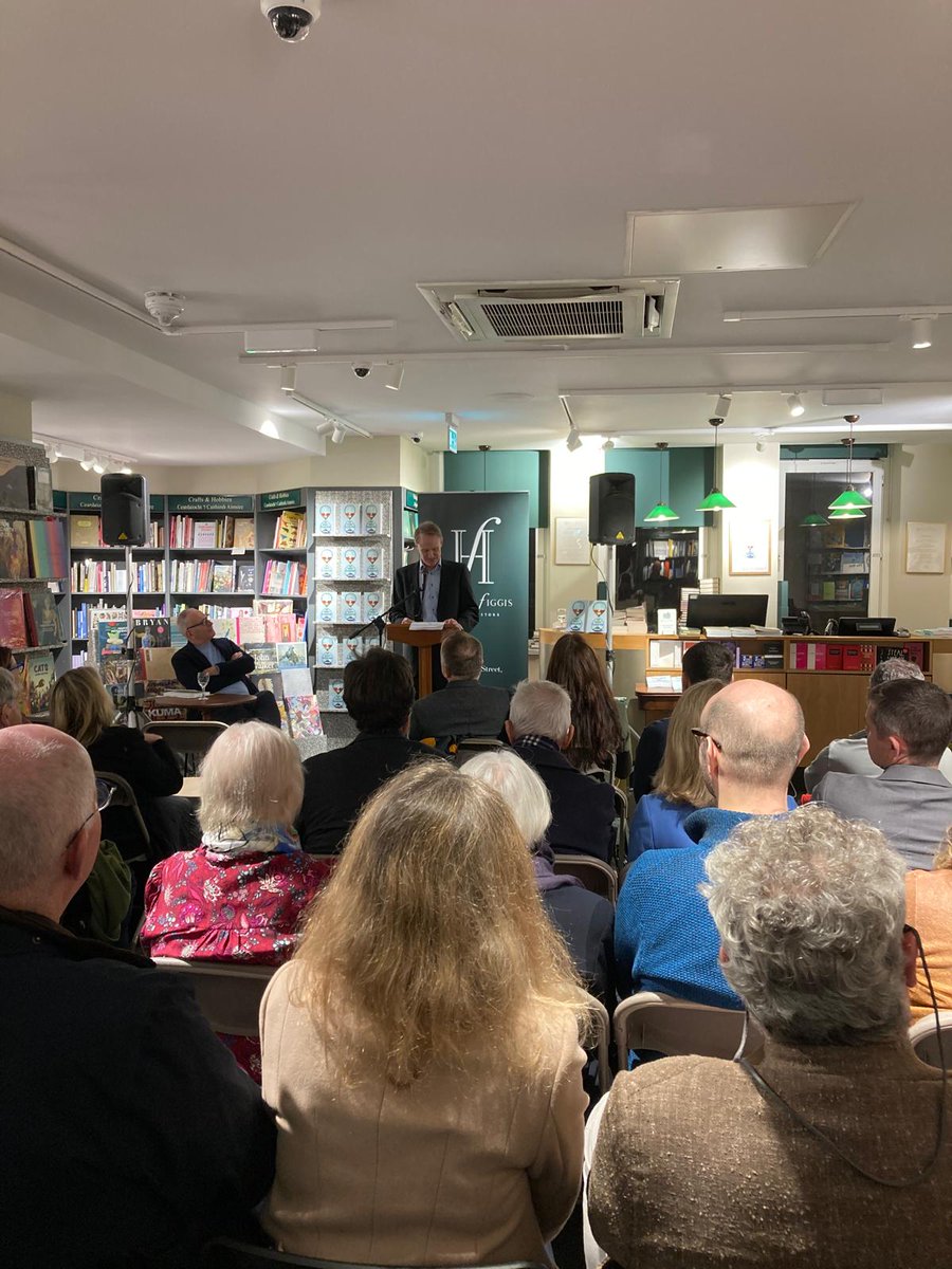 Thanks to Fintan O'Toole for his thoughtful speech and to everyone who came to <a href="/HodgesFiggis/">Hodges Figgis</a> for the Dublin launch of 'The End of the Gay Rights Revolution' last night
