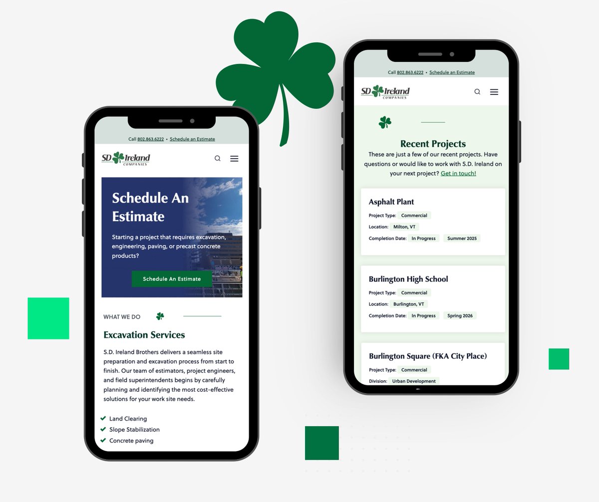 burlingtonbytes's tweet photo. Paving the way for future digital success! 🧱💪 We are excited to share the brand new SD Ireland Construction website!

The result? A new website that cements S.D. Ireland Construction’s reputation as Vermont’s leading concrete construction company. 

https://t.co/M3PiVpT8Uk https://t.co/tHwNAPZUc7
