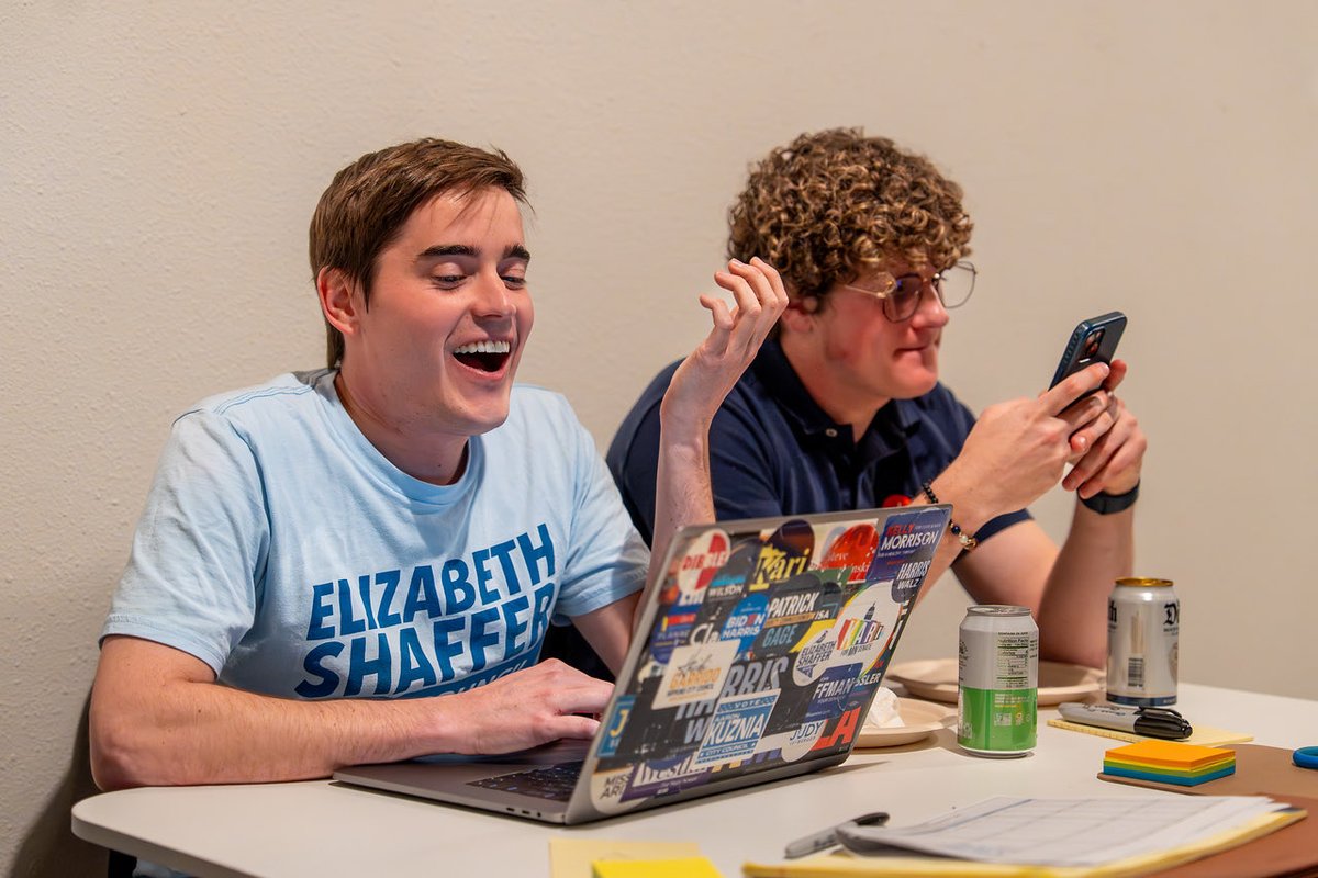 GagePatrick's tweet image. Elizabeth Shaffer won in resounding fashion on Tuesday, improving margins in every precinct and flipping two that CM Cashman carried last time. I’m especially proud of our work downtown—we only lost P-11 by three votes! Election Night was a blast. Onwards to 2026 🌊