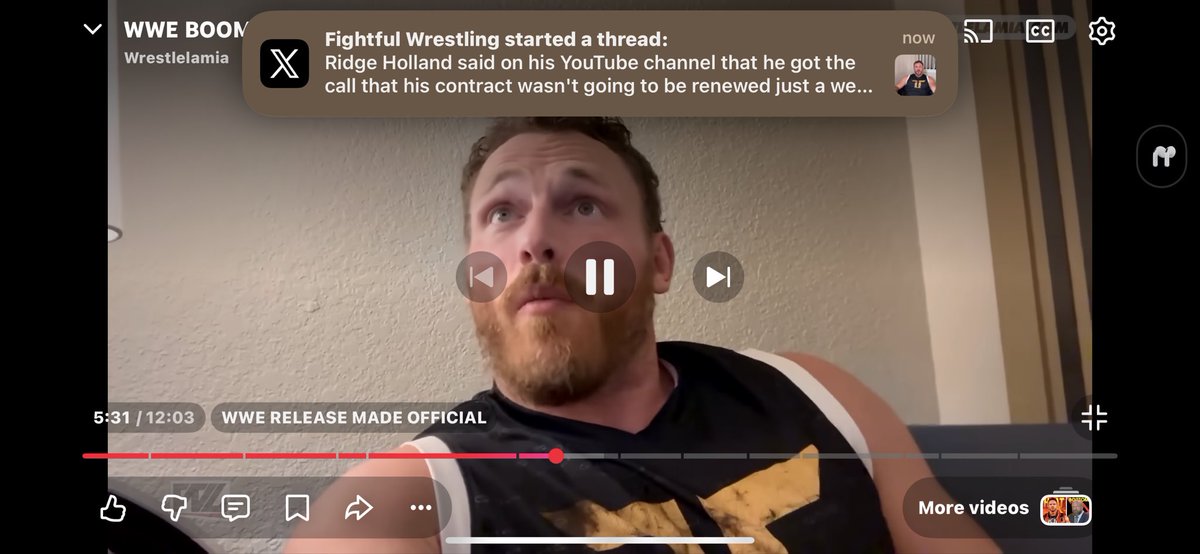 Jb15251's tweet photo. @Fightful Right as I’m watching the new WrestleLamia vid…wow https://t.co/lt0K5jRNab