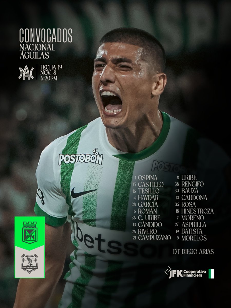 nacionaloficial's tweet photo. Estos son los convocados y el reporte médico de nuestro equipo, previo al juego ante Águilas 🟢⚪️

#VamosTodosJuntos🇳🇬 https://t.co/elczOoPnNT