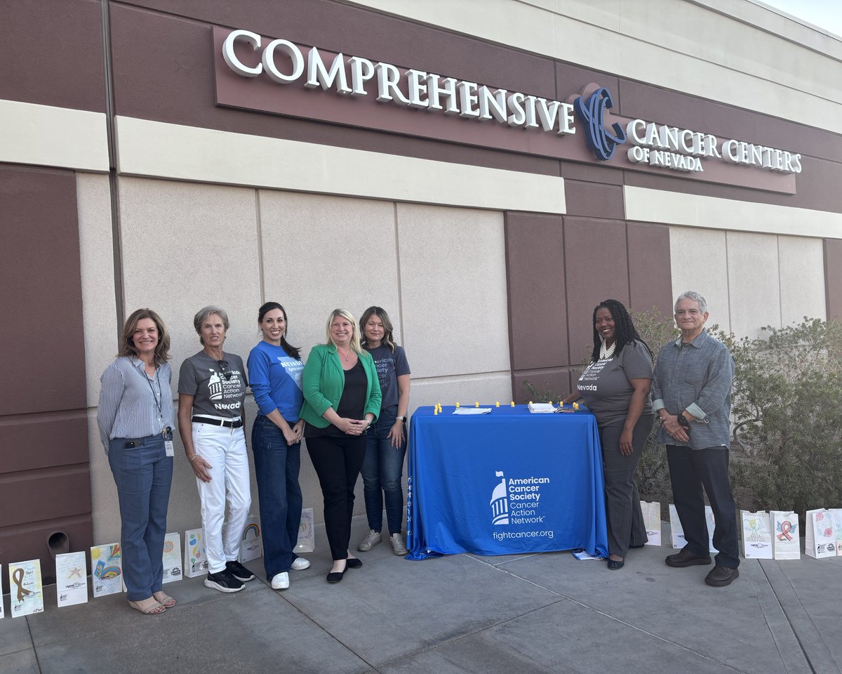 CCCNevada's tweet image. We were proud to host the American Cancer Society Cancer Action Network’s Lights of Hope event and contribute $10,000 to support their mission of advancing cancer research, prevention, and access to care.

#LightsOfHope #ComprehensiveCares #EndCancer  #ACSCAN