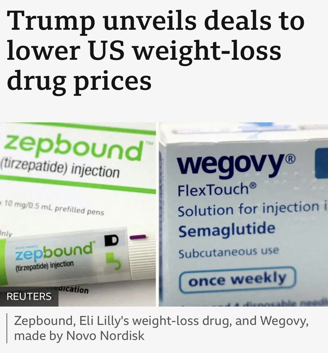 itscaseygentile's tweet image. Instead of making weight loss drugs cheaper, let’s promote EATING HEALTHIER and EXERCISE!

People already WILLINGLY pay THOUSANDS to LOSE weight.

Imagine if they put that same determination from a weekly shot into their diet and workouts.