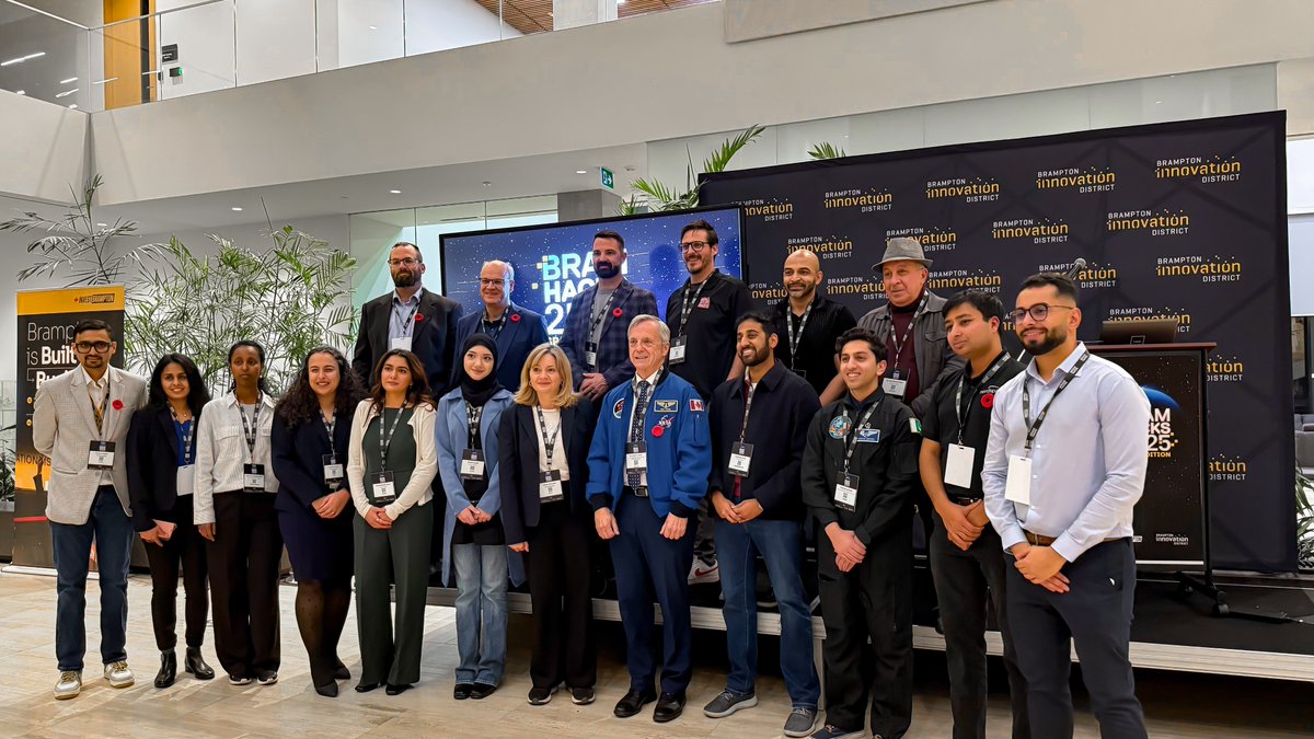 nasi_space's tweet photo. This is what collaboration looks like.

On Day 01 of #BramHacks2025, this group of speakers, mentors, and community partners came together to support the next generation of builders in space and tech.

Here’s to a great BramHacks weekend! https://t.co/uJF88slrhq