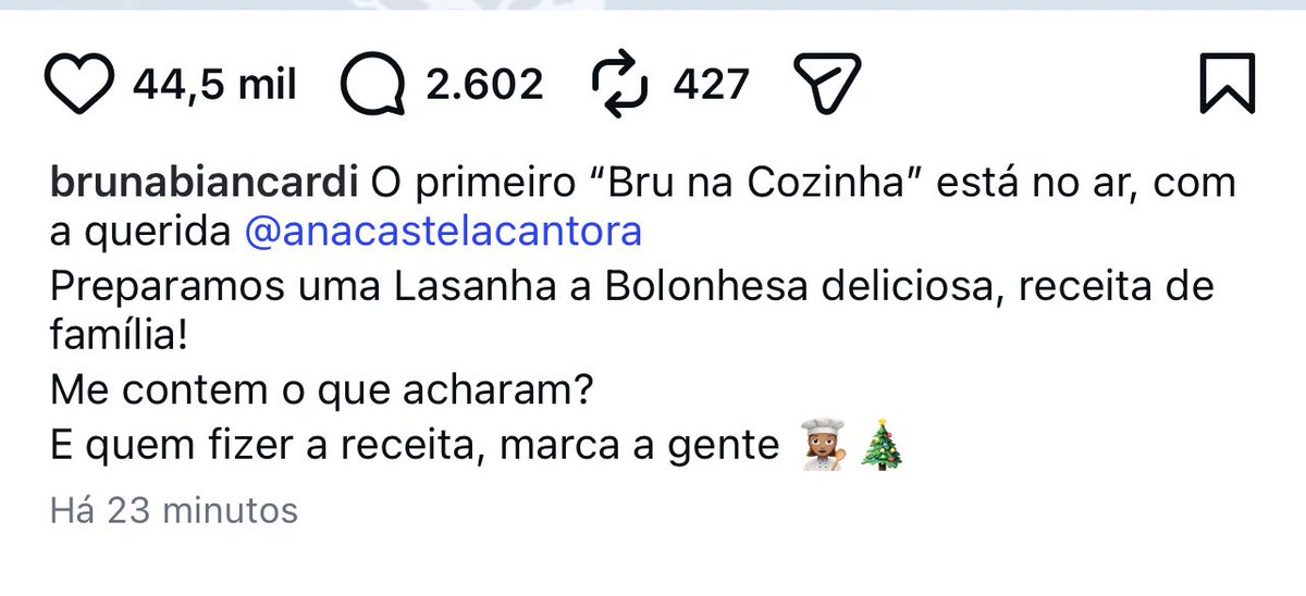realnosfatos's tweet photo. Um quadro de RECEITA que a apresentadora e a convidada não passam a Receita e nem escrevem na legenda! N é possível um amadorismo desse. Troca esse equipe, Bruna. N da mais uma pessoa do teu tamanho trabalhar com tanta gente amadora. Vai ficar passando vergonha a toa! https://t.co/07mJ7DUTSz