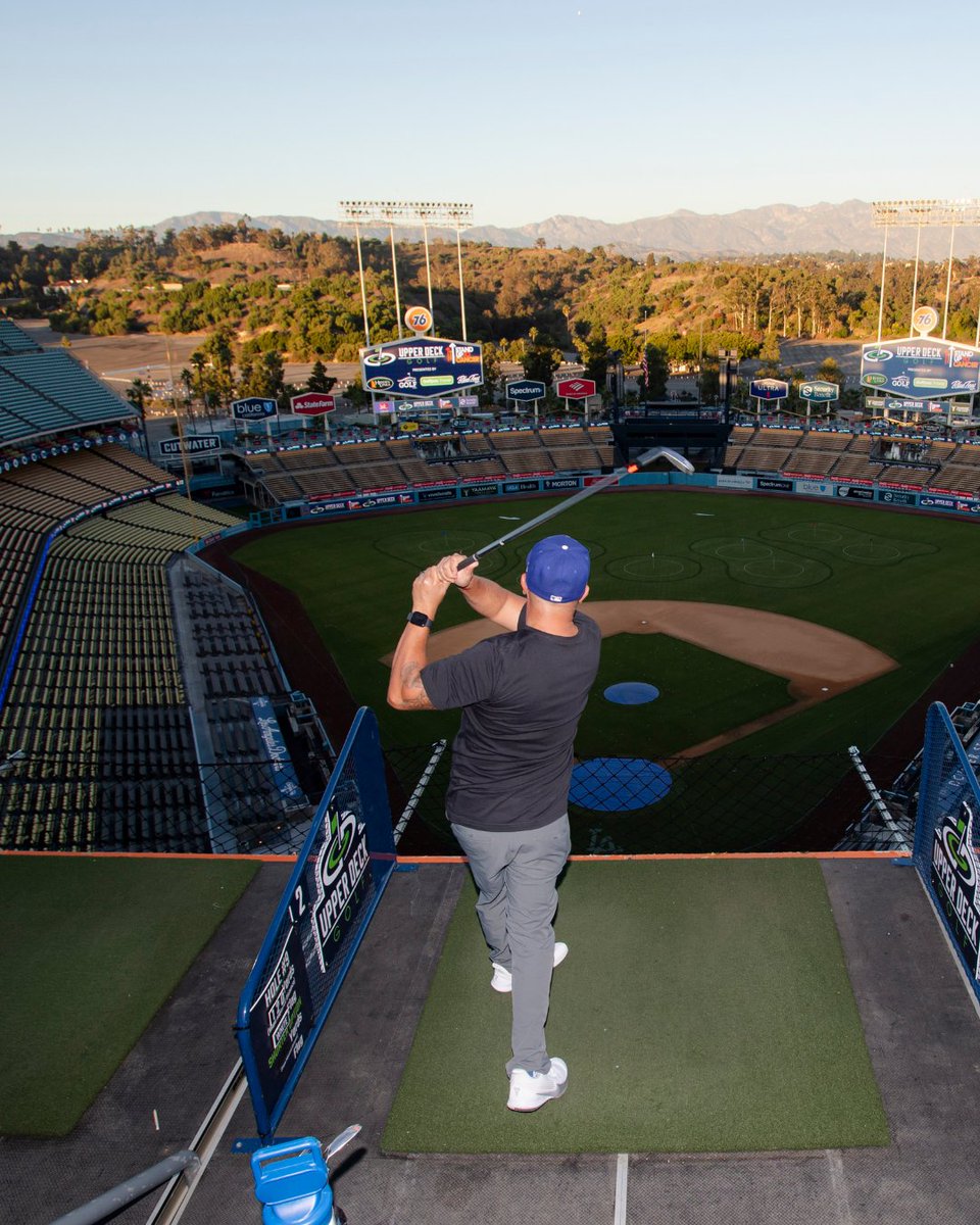 upperdeckgolf's tweet image. Not your typical tee box.

Tee times open now at upperdeckgolfing.com

#upperdeckgolf #dodgerstadium